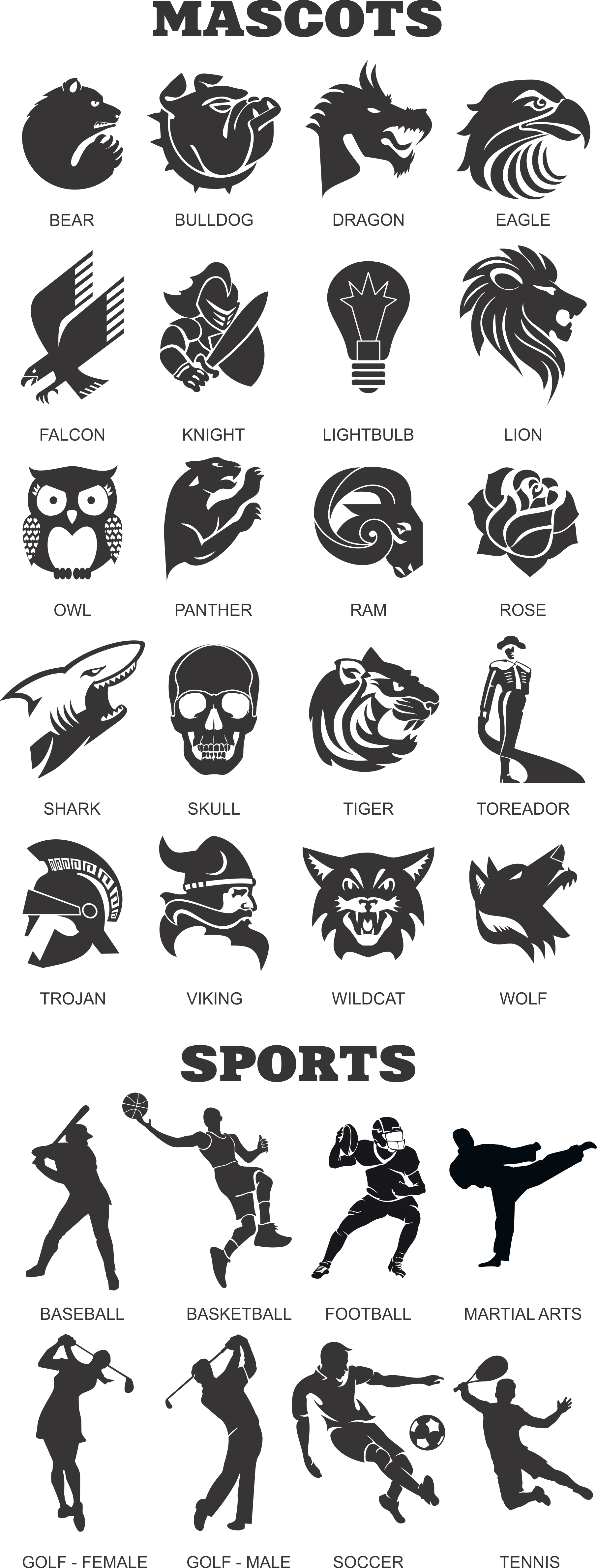 Stock Designs for Engraving